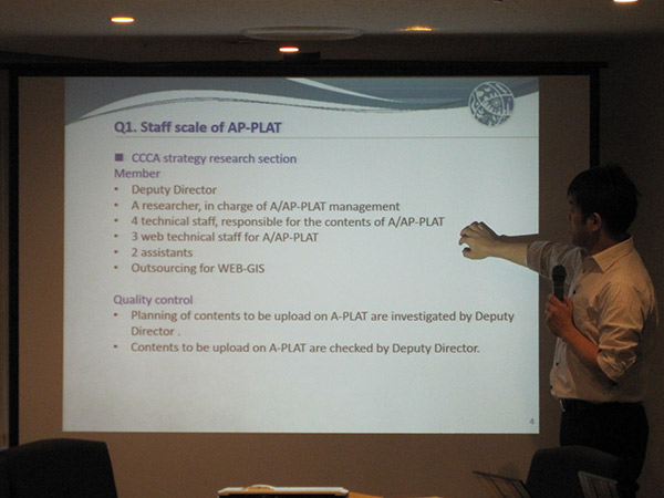 Presentation at AP-PLAT