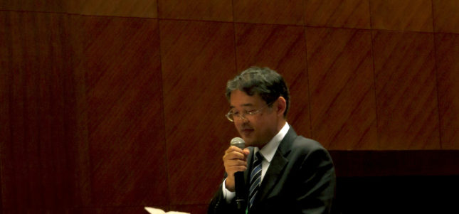 Dr. Gen’ichiro Tsukada (APN) at the Ice-breaker session
