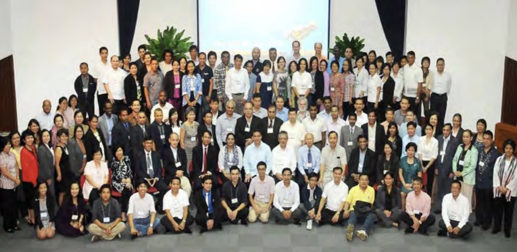 Participants in the 2012 ICCCIAFES conference in the Philippines. Photo: Lansigan, F. P. (2013)