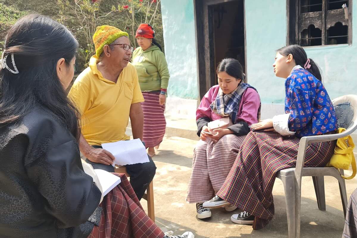 Discussion in Bhutan on preservation of a sacred ritual. Photo by Phanchung, 2023
