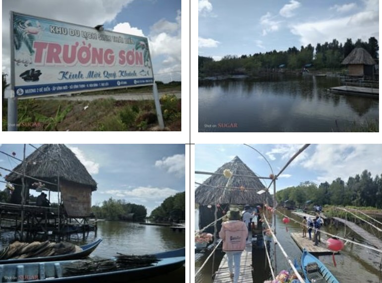 Scene from a field trip for the Bac Lieu mangrove-shrimp ecotourism model. Photo source: Le (2023) 