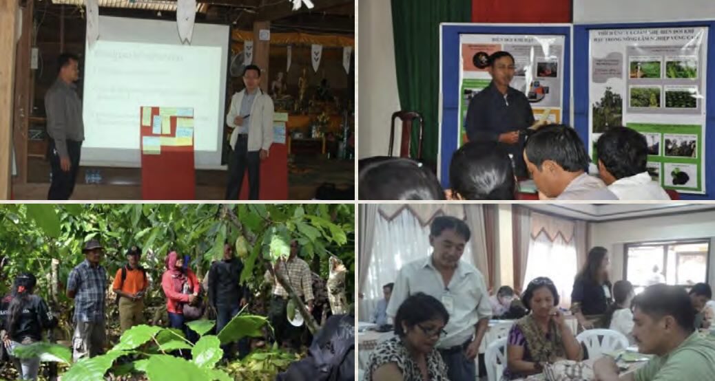 Agroforestry lectures during the National Training on Climate Change Adaptation. Photo: APN project, CBA2014-13NSY Carandang