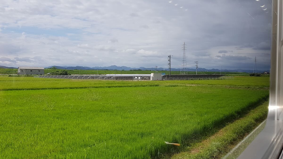 Agricultural rice fields in rural Japan. Photo by Adam Goulston (MacroLingo LLC), used with full permission.