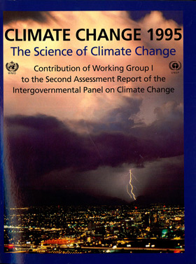 Cover of the Second Assessment Report: Climate Change 1995 (SAR)