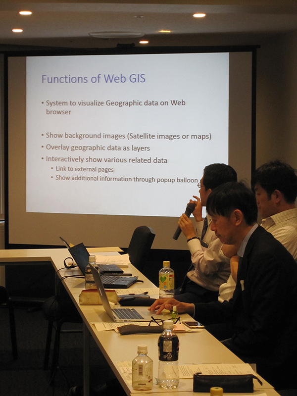 Presentation at WebGIS